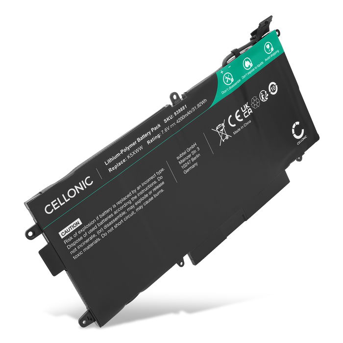 Batteri for Dell Latitude 12 5289 Accu 4200mAh Akku bytte Batteri