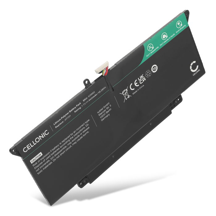 Batteri for Dell Latitude 7410 Accu 6400mAh Akku bytte Batteri