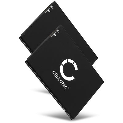 2x Batteri for 2x replacement battery for Samsung Galaxy S4 mini (GT-i9195) 1900mAh fra CELLONIC