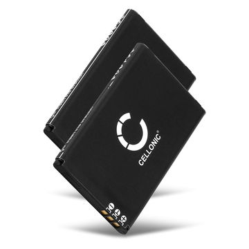 2x Batteri for 2x replacement battery for Emporia Telme X200 / T200 / C150 / C151 900mAh fra CELLONIC