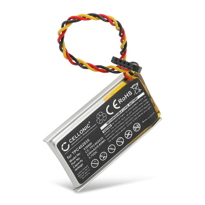 Batteri for Mio MiVue 792 508 518 528 538 568 588 608 618 658 688 698 Kameraer 230mAh fra CELLONIC