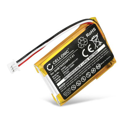 Batteri for Sennheiser Momentum True Wireless 3, 2, 1 (Charging Case) AHB702535PCT-01 (500mAh, 3.7V) fra CELLONIC