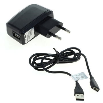 Lader + USB Kabel for FitBit Surge - 1A Charger, Ladekabel