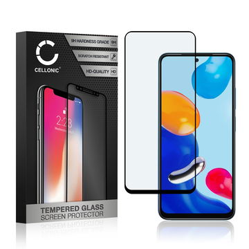 Skjermbeskytter glass Xiaomi Redmi Note 11 (3D Case-friendly, 9H, 0,33mm, Full Glue) Herdet Glass