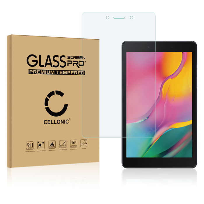 Skjermbeskytter glass Samsung Galaxy Tab A 8.0 (2019) SM-T290 (2.5D, 9H, 0,33mm, Full Glue) Herdet Glass