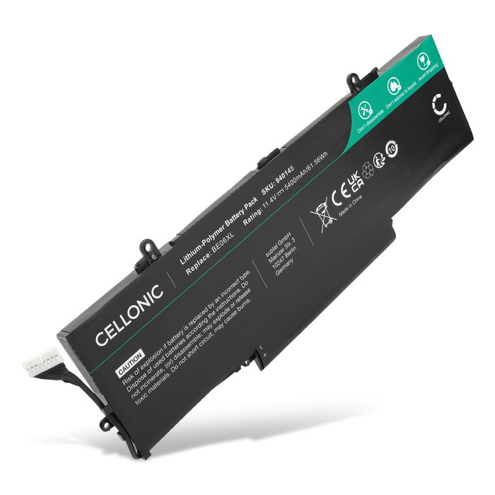 Batteri for HP EliteBook 1040 G4 Accu 5400mAh Akku bytte Batteri