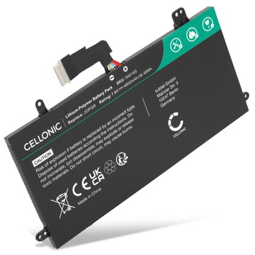 Batteri for Dell Latitude 12 5285, Latitude 12 5285 2-in-1, Latitude 5289, Latitude 5290 2-in-1 4800mAh fra CELLONIC