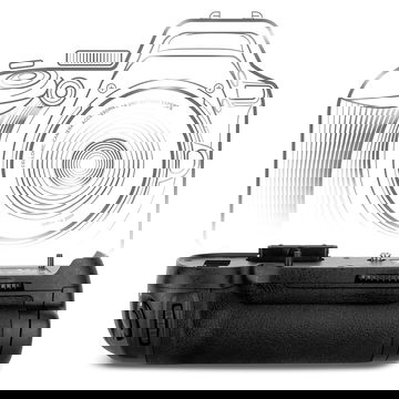 MB-D12 Batterigrep for Nikon D800, D800E, D810, D810A, D810E Kameraer – EN-EL15 Vertikalt Portrettgrep