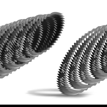 CELLONIC® 8-Piece Step Down Ring Set – Lens Filter & Hood Stepping Down Adapter Ring Mount Adapter Kit 52-49mm, 55-52mm, 58-55mm, 62-58mm, 67-62mm, 72-67mm, 77-72mm, 82-77mm