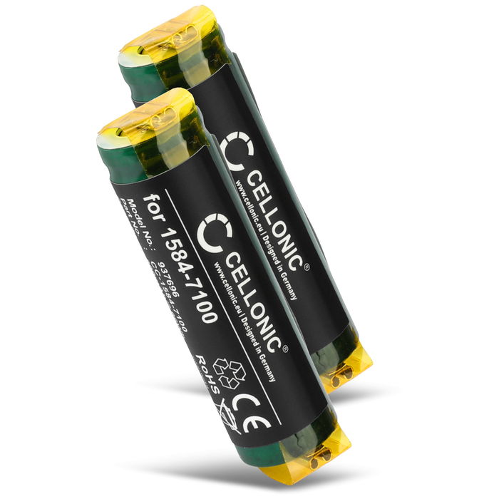 2x Batteri for Moser ChromStyle 1584 800mAh fra CELLONIC