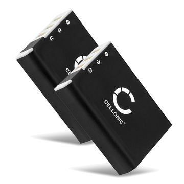 2x Batteri for Fuji X100 X100T X30 X-S1 FinePix X100s FinePix F30 FinePix F31fd REAL 3D W1 Kameraer 1800mAh fra CELLONIC