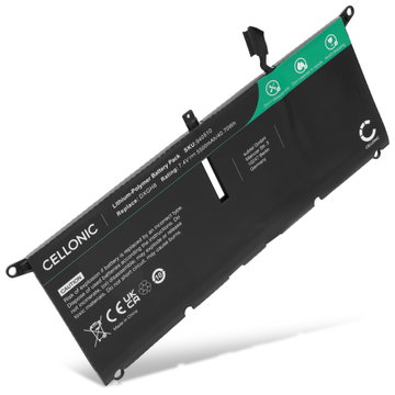 Batteri for Dell XPS 13 9380, XPS 13 9390, DXGH8, G8VCF, H754V 5500mAh fra CELLONIC