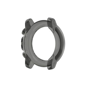 subtel Beskyttelsesdeksel for Amazfit Stratos 3 Fitness Tracker GPS Smartklokke Deksel Smartwatch Hjørne- og Kantbeskytter Støtfanger Ramme – svart