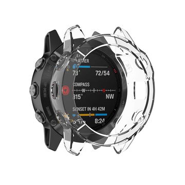 Deksel for Garmin Enduro - TPU, Gjennomsiktig shell pocket tasker