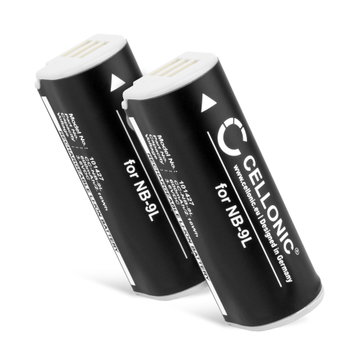 2x Batteri for Canon PowerShot N203.15 IXUS 500 HS IXUS 510 HS IXUS 1100 HS Kameraer 600mAh fra CELLONIC