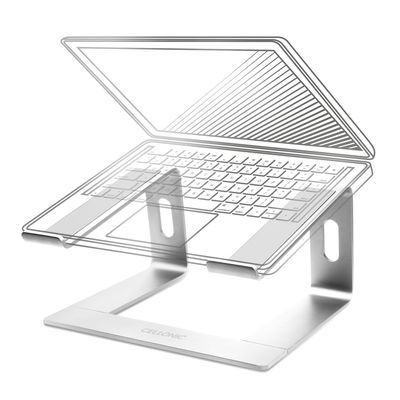 CELLONIC Universelt laptopstativ – ergonomisk kjølende datamaskinstøtte – kompatibel med alle typer bærbare datamaskiner og notebooks