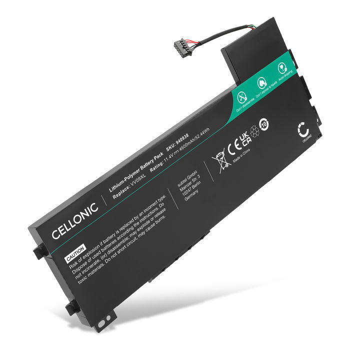 Batteri for HP ZBook 15 G3 Accu 4600mAh Akku bytte Batteri