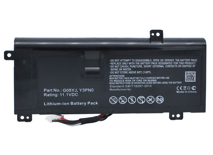 Batteri for Dell Alienware M14X R3, M14X R4, P39G, A14, G05YJ, Y3PN0, 8X70T 4400mAh fra subtel