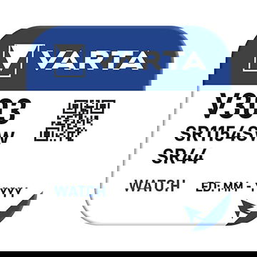 Varta V303 (SR44) Knappecellebatteri for Klokker og Mer – x1
