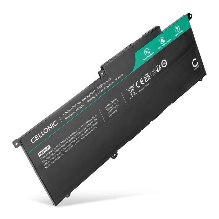 Batteri for Samsung 900X3C / NP900X3C Accu 5200Ah Akku bytte Batteri