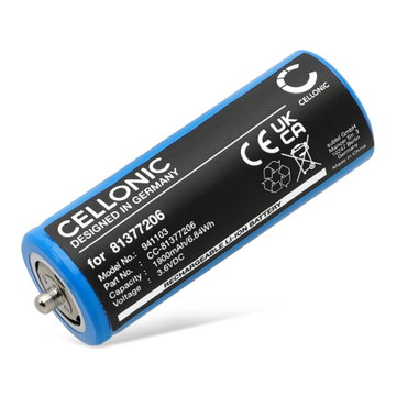 Batteri for Braun Series 9 9465cc, 9325s, 9385cc, 9390cc / Series 8 8370cc, 8365cc, 8417s, 8350s / Series 7 790CC, 7865cc 1900mAh fra CELLONIC