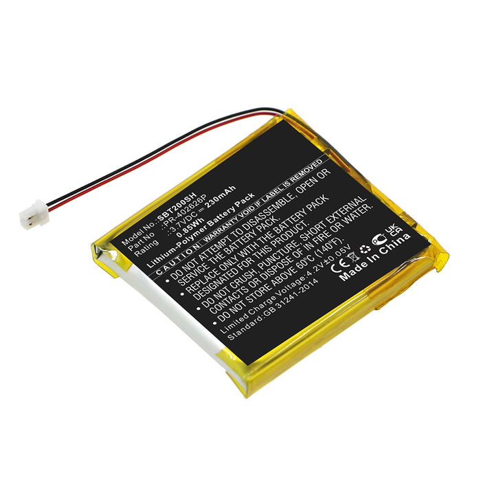 Suunto PR-352828 Batteri 3.7V 230mAh fra Cellonic