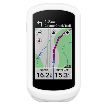Backcover for Garmin Edge Explore 2 - Silikon, hvit shell pocket tasker