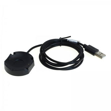 USB Kabel for Nokia Steel HR / Withings Steel HR - 0,90m Ladekabel 1A USB Ledning PVC Datakabel svart
