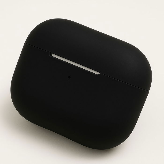 Lomme for Apple AirPods Pro 2 - Silikon, svart shell pocket tasker