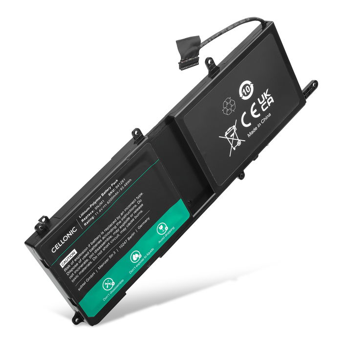 Batteri for Dell Alienware 15 R4 Accu 8200mAh Akku bytte Batteri