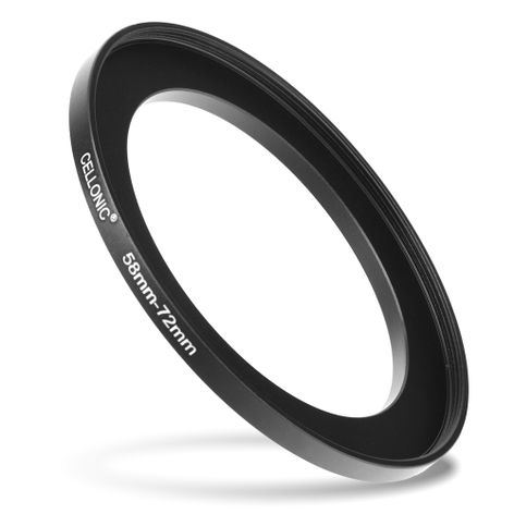58mm - 72mm Step-up-ring Kamerafilteradapter til kameraobjektiver fra CELLONIC