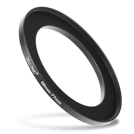 58mm - 77mm Step-up-ring Kamerafilteradapter til kameraobjektiver fra CELLONIC