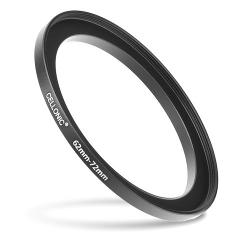 62mm - 72mm Step-up-ring Kamerafilteradapter til kameraobjektiver fra CELLONIC