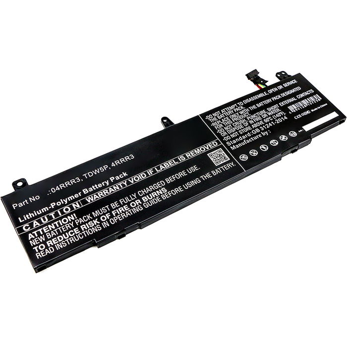 Batteri for Dell Alienware 13, Alienware 13 R3, 4RRR3, P81G 4800mAh fra subtel