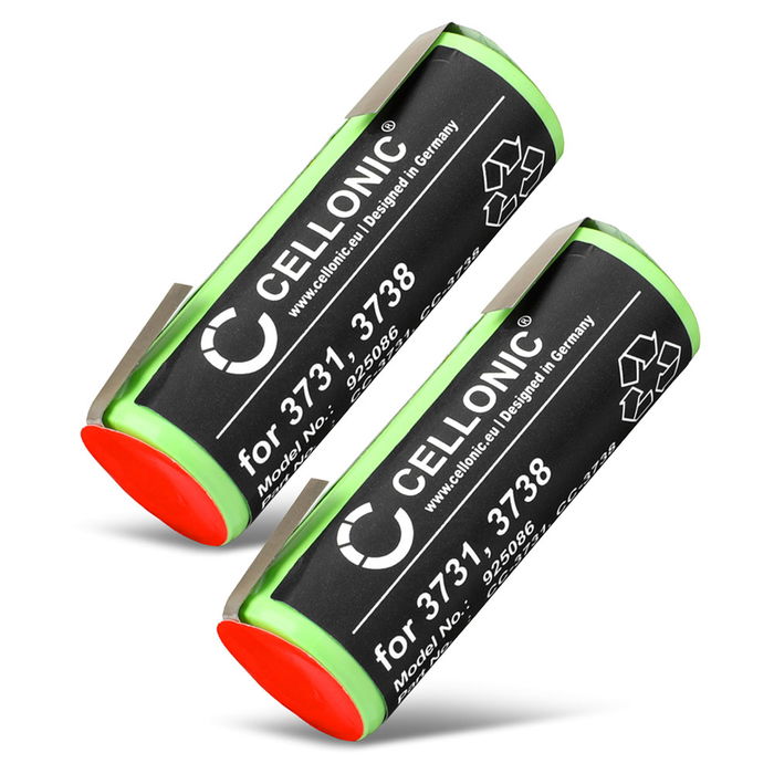 2x Batteri for Braun Oral-B Professional Care 8300 Accu 2500mAh Akku bytte Batteri