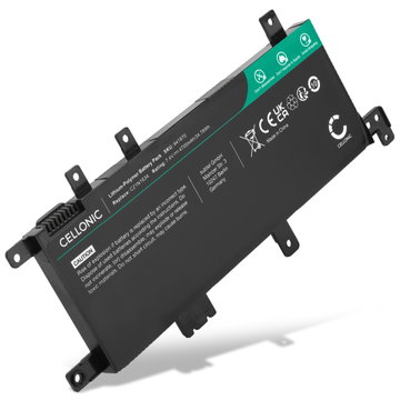 Batteri for ASUS VivoBook X542U, R542U, R542UR, A580U, FL8000U, C21N1634 4700mAh fra CELLONIC