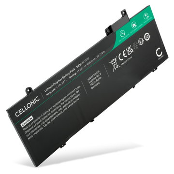 Batteri for Lenovo ThinkPad T480s / 01AV478, L17L3P71, 01AV479,01AV480, 5B10K10182 4650mAh 11.55V fra CELLONIC