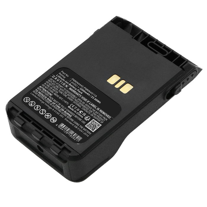 Batteri for Motorola DP3661 DP3000e, XiR E8608i XiR P8600, PMNN4440AR 3200mAh fra CELLONIC