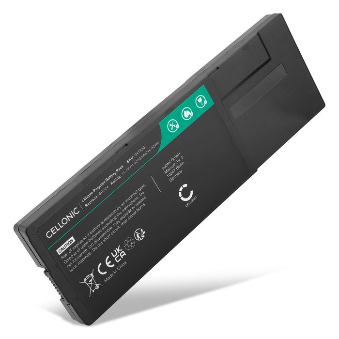 Batteri for Sony VAIO, VAIO VPC, SVS13A, SVS13118, SVS1311, SVS1312, VGP-BPS24, VGP-BPL24 4200mAh 11.1V fra CELLONIC