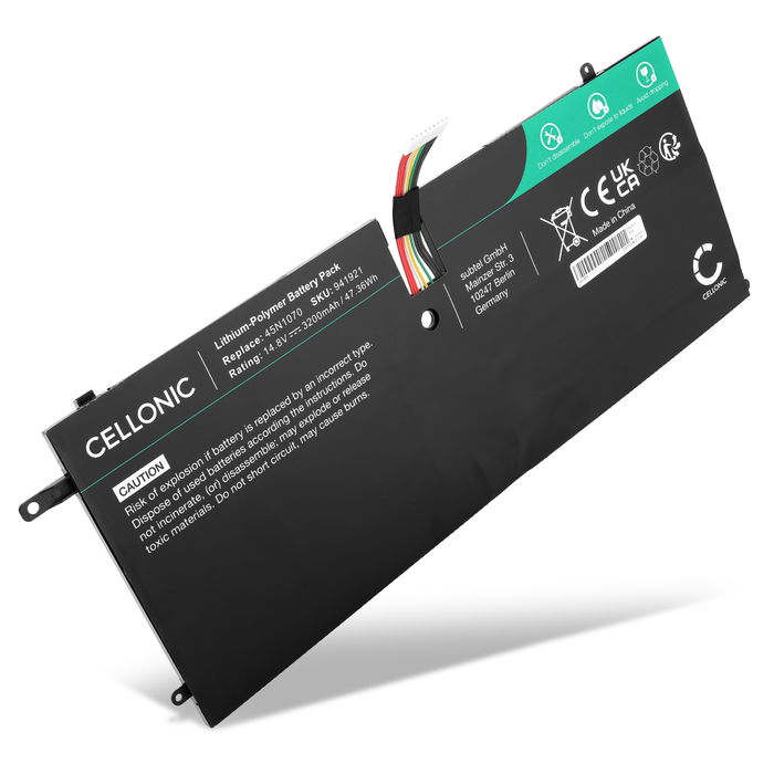 Batteri for Lenovo ThinkPad X1 Carbon Accu 3200mAh Akku bytte Batteri