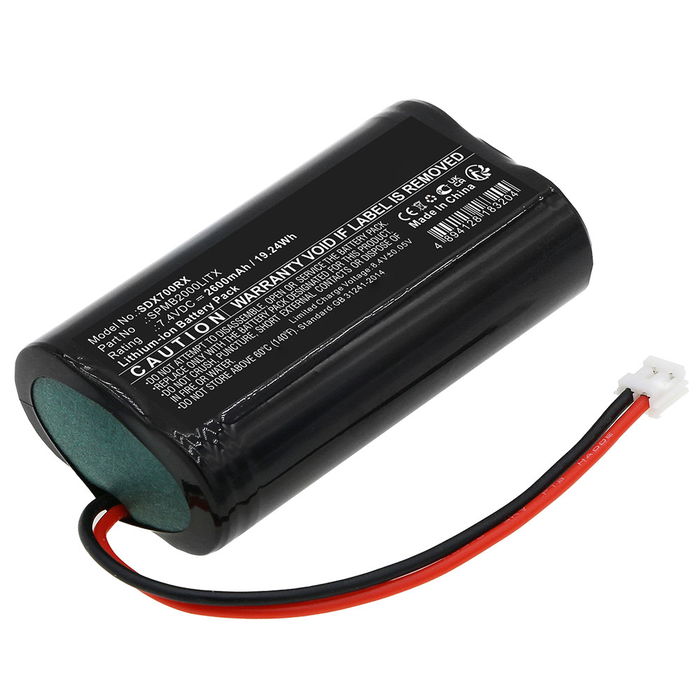 Batteri for Spektrum Transmitter DX9 Accu 2600mAh Akku bytte Batteri