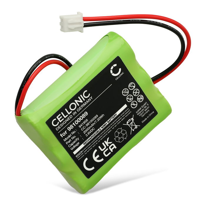 Batteri for Fischer AP-0360-0100-AA-NC-01, 98100089 2000mAh fra CELLONIC