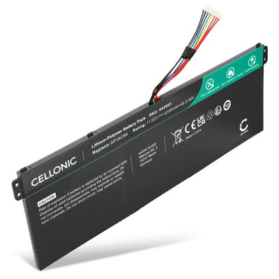 Batteri for Acer Aspire 5 A517, Swift 3 SF314, 1 SF114, Chromebook 314, 315, Spin 713, Travelmate B1, AP18C8K, 4200mAh 11.55V fra CELLONIC