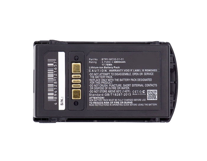 Batteri for Motorola Zebra MC3300 MC3200 MC32N0 MC32N0-S 4800mAh 3.7V fra CELLONIC
