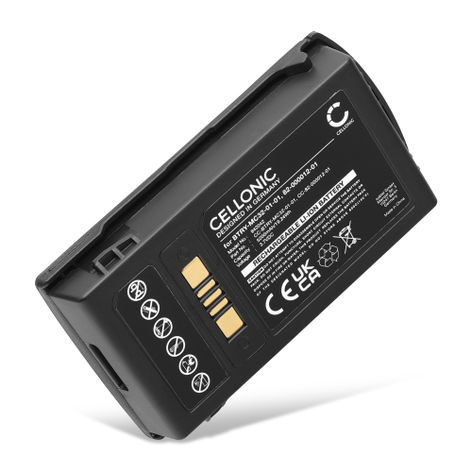 Batteri for Motorola Zebra MC3300 MC3200 MC32N0 MC32N0-S Motorola BTRY-MC32-52MA-10 (5200mAh, 3.7V) fra CELLONIC
