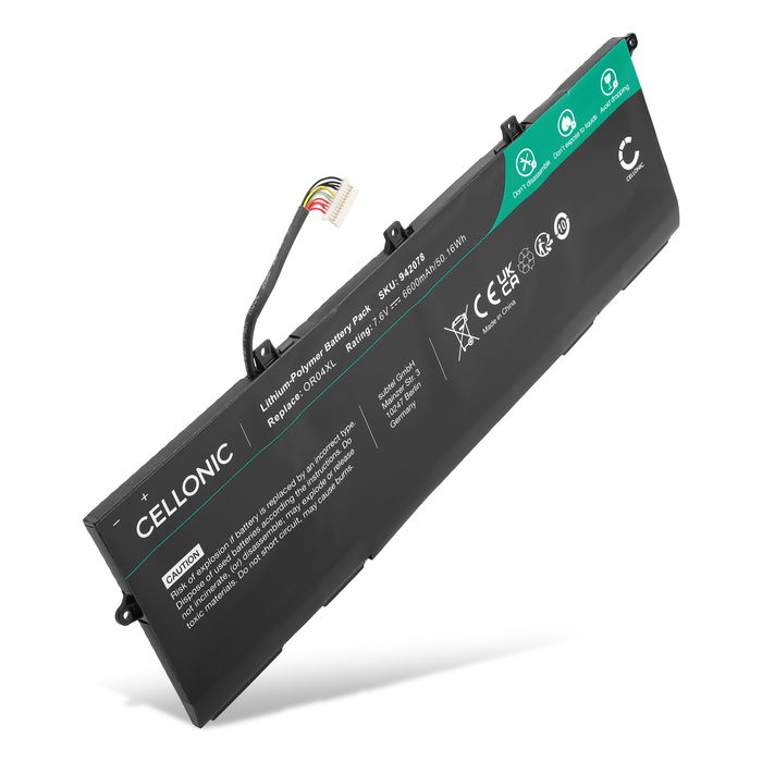 Batteri for HP EliteBook 830 Gen 5 Elitebook x360 830 Gen 5 EliteBook x360 830 Gen 6 EliteBook x360 830 Gen 7 6600mAh 7.6V fra CELLONIC