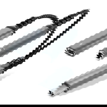 USB-C-adapter, 3,5 mm-uttak /AUX-splitter, lyd og lading, 60W PD, USB-C hurtigladerkabel for iPhone, Samsung, telefon, headset, hodetelefoner – sølv