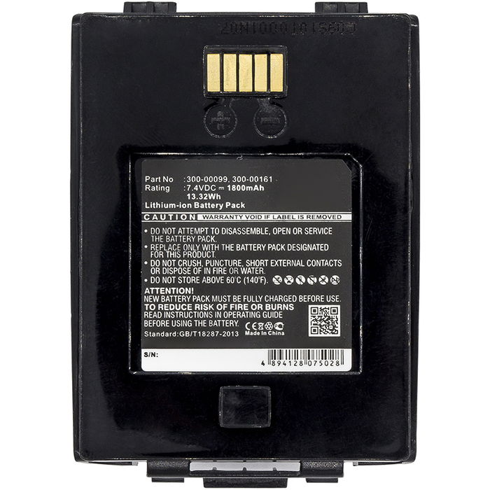 Batteri for Sepura SRH3500, SRH3900, SRG3500, SRH3800, SRP2000 sGPS, SRC3300, SRM3500, SRP3000, SRM3, SRP2000.1.1, SRP2000ES, SRP2000KS 7.4V 1800mAh Lithiumion fra CELLONIC