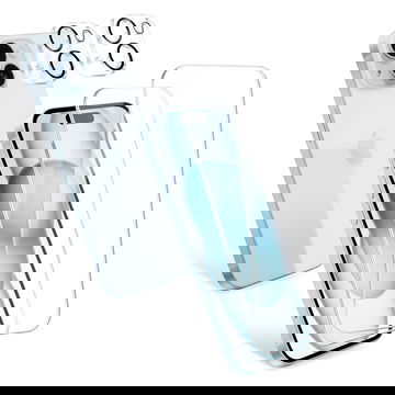 2x CELLONIC skjerm- og kamerabeskyttere til iPhone 15 Plus - 6,7" skjermbeskytter, 0,33 mm ultratynt 9H-herdet glass, skjermbeskytter og kamerabeskytter