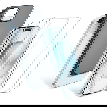 CELLONIC iPhone 15 Plus deksel og 3x skjermbeskytter sett – 6,7" telefondeksel og skjermbeskytter, 0,33 mm ultratynt 9H-herdet glass – Svart